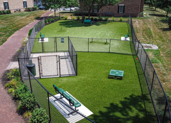 Aerial View Of Dog Park at Heritage Court, Ewing, 08628