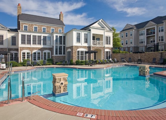 take a dip in our resort style pool  at Harper's Crossing, Langhorne, Pennsylvania