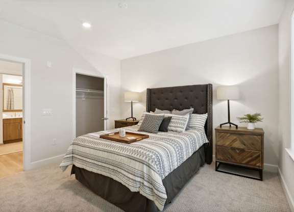 Modern Bedroom Interior  at Heritage Court, Ewing, 08628