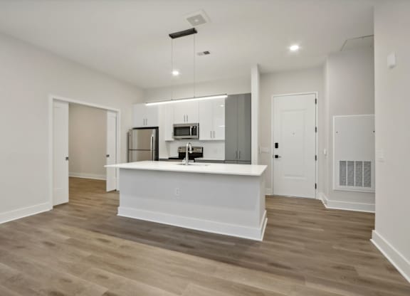 Fresh Empty Room with Wooden Floor and Soft Light at Heritage Court, Ewing