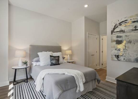 Beautiful Bedroom with Cozy Bed at Heritage Court, Ewing, 08628