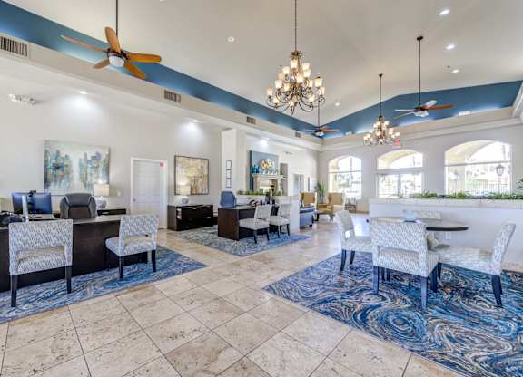 Tresa at Arrowhead Apartments Leasing Office Interior and Lounge
