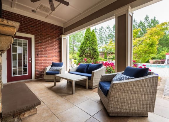 Covered Patio at Tradition at Stonewater, North Carolina, 27519
