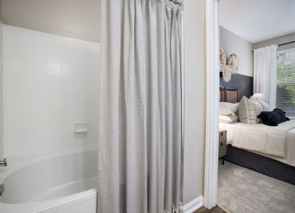 Bathroom With Bathtub at Tradition at Stonewater, Cary, NC, 27519
