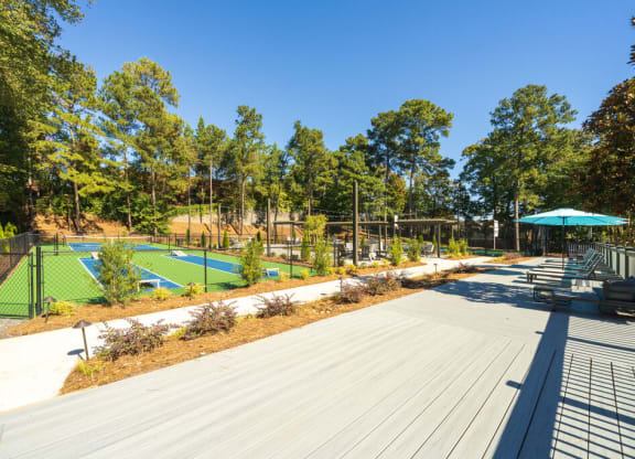 Deck at Elme Cumberland Apartments, Georgia