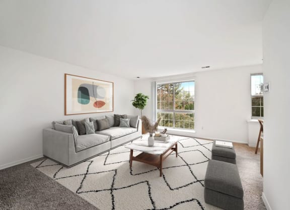 Living Room at Elme Watkins Mill, Gaithersburg, 20879