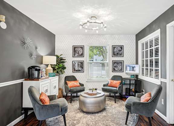 Sitting area at Elme Leesburg, Virginia, 20176