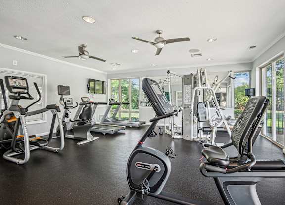 Fitness center at Elme Watkins Mill, Gaithersburg