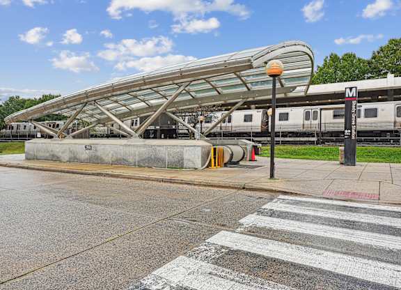 Train station at Elme Watkins Mill, Gaithersburg