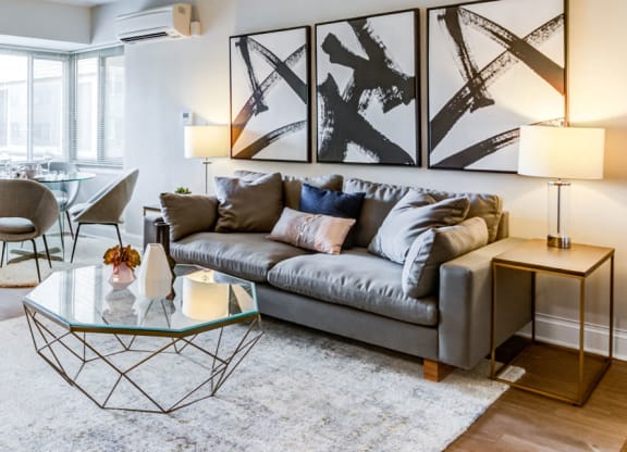 Living Room at The Kenmore, Washington
