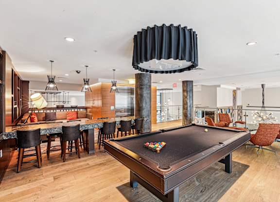 Lounge at The Maxwell Apartments, Arlington