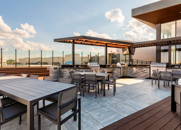 Trove Rooftop view at Trove Apartments, Arlington, VA