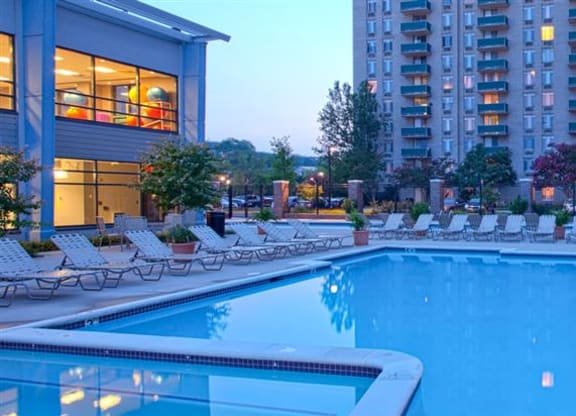 Swimming Pool at Riverside Apartments, Alexandria, VA