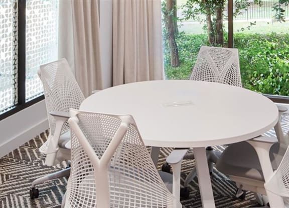 Sitting Area with view at Riverside Apartments, Virginia