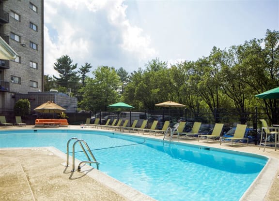 Pool at Roosevelt Towers Apartments, Falls Church, Virginia