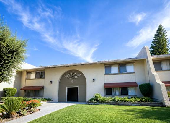 Charming exterior of Casa Verde at 955 Via Zapata with spanish style architectural details.