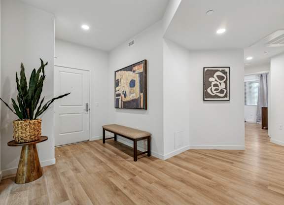 oversized entry inside The Park 2-bedroom unit