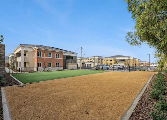 Dog park at The Park apartment homes