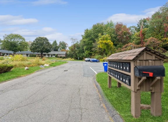 a mailbox on the side of a road