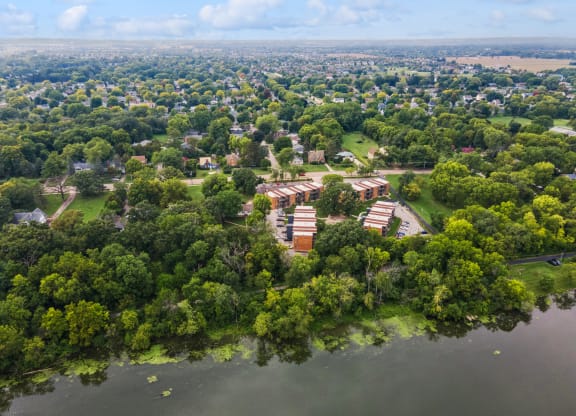 Aerial at River Oaks, North Aurora, IL, 60542