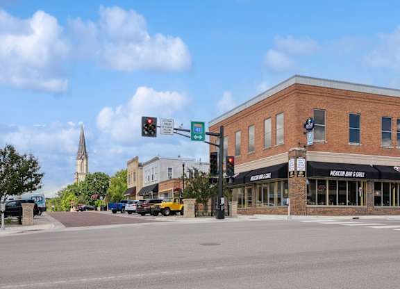 view of downtown