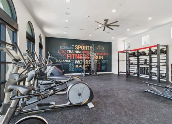 state of the art gym at Arrive Temecula