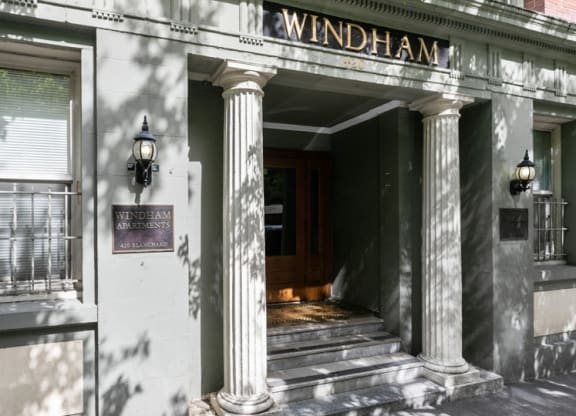 Entrance View at The Windham Apartments, Seattle, WA