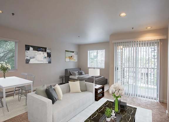 Soft and Refreshing Living Room at Miramonte Lodge, Oregon, 97222