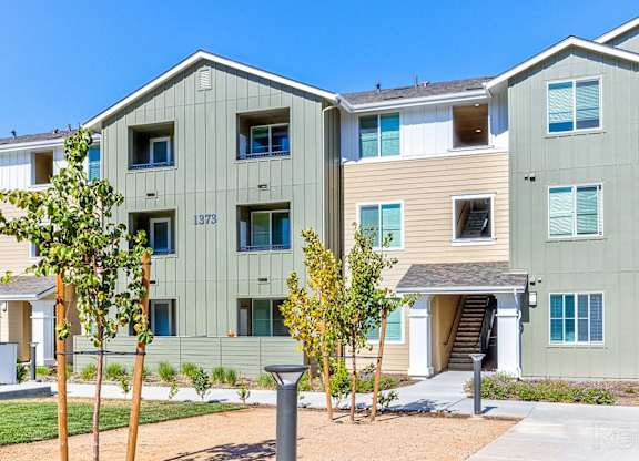 Apartment building exterior
