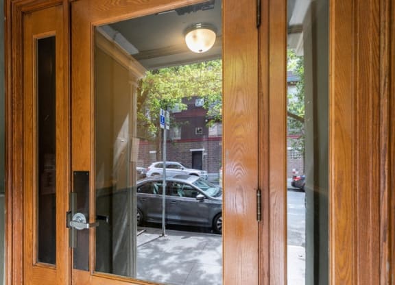 Front Door at The Windham Apartments, Seattle, WA