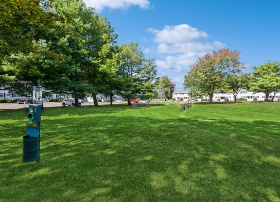 Open park by the apartment complex at Fox Hill Commons, Connecticut, 06066