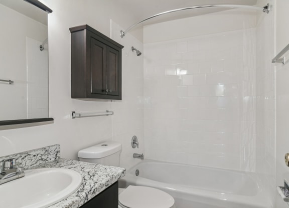 bathroom at The Reserve on Washington, Naperville, Illinois