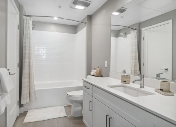 Full bathroom interior at Arrive Temecula