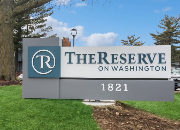 Property Sign at The Reserve on Washington, Illinois, 60565