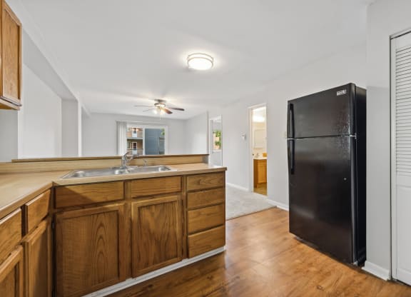 Wooden floor at River Oaks, North Aurora, 60542