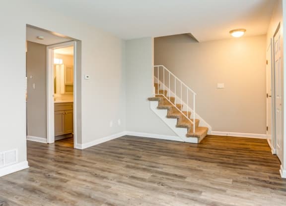 Wooden floor at The View Apartments St Charles, Illinois, 60174