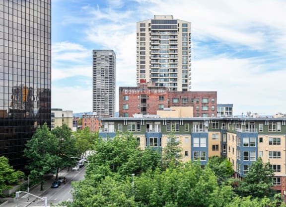 Exteriors at The Windham Apartments, Washington, 98121