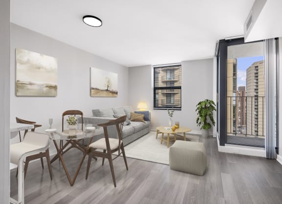 Living Room at West77, Chicago, Illinois