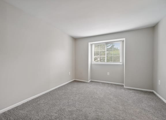 an empty room with carpet and a window at ReNew Odenton
