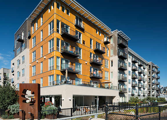 Exterior view of the Property at Track 29 Apartments, Minneapolis, MN