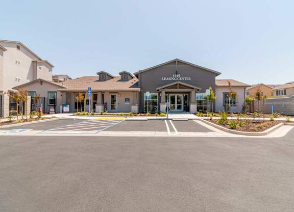 Front entrance to the leasing office