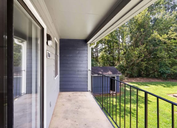 Patio Balcony at Alcovy Terrace, Covington, GA, 30014