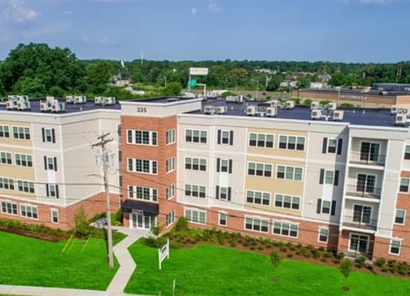 Aerial Exterior View at Lofts at 335, Stratford