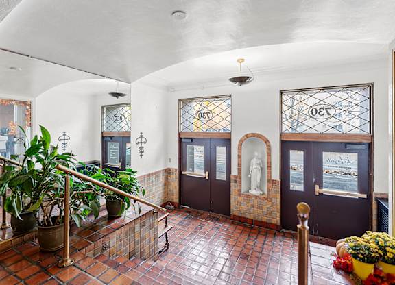 Interior entrance to the Lafayette