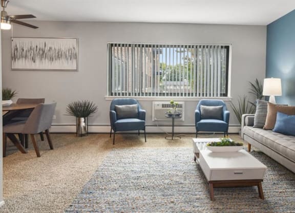 Modern Living Room at ReNew Aurora, Aurora, IL