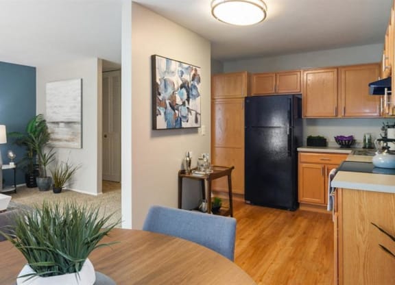 Living Room With Kitchen at ReNew Aurora, Aurora, IL, 60506