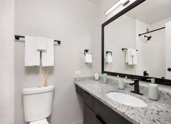 Bathroom at West77, Chicago, IL, 60654