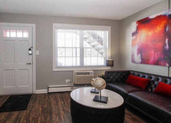 Living Room with TV at The Hinsdale, Illinois, 60521
