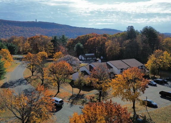 Arial view of Canal Place