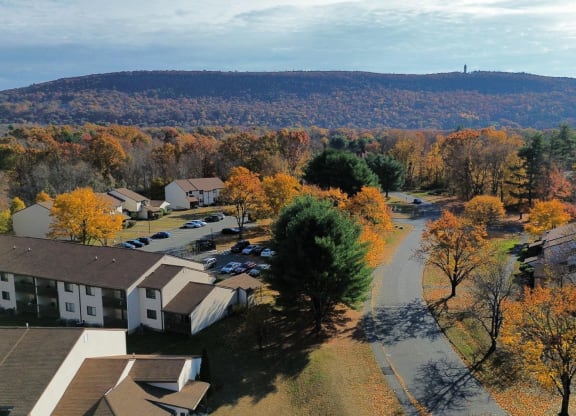 Arial view of Canal Place